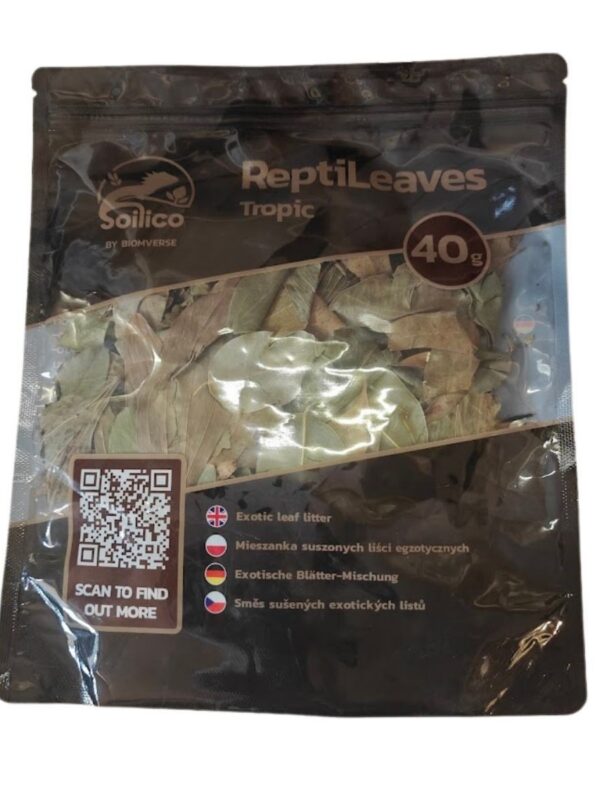 Soilico ReptiLeaves – naturalne liście do terrarium tropikalnego 40g