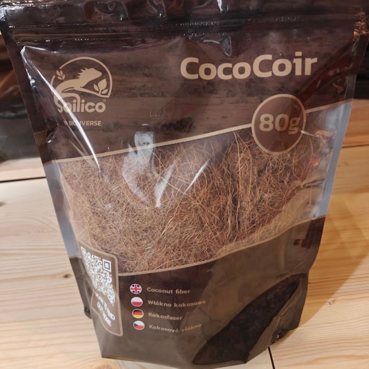 Soilico CocoCoir – Naturalne włókno kokosowe do terrarium (80g)