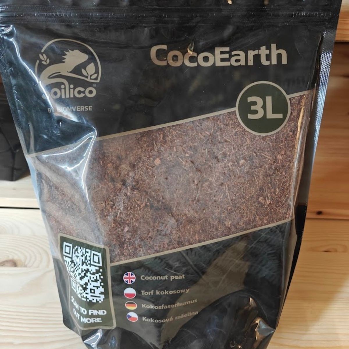 Soilico CocoEarth – Naturalny torf kokosowy do terrarium (3L)