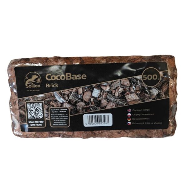 413.jpg Soilico CocoBase Brick – Chips kokosowy w brykiecie 500g