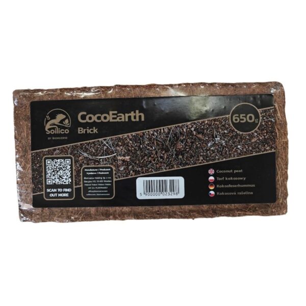416.jpg Soilico CocoEarth Brick – Torf kokosowy w brykiecie 650g