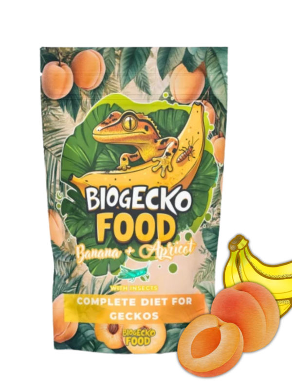 BioGecko Food Banan & Morela (Apricot) – papka dla gekonów