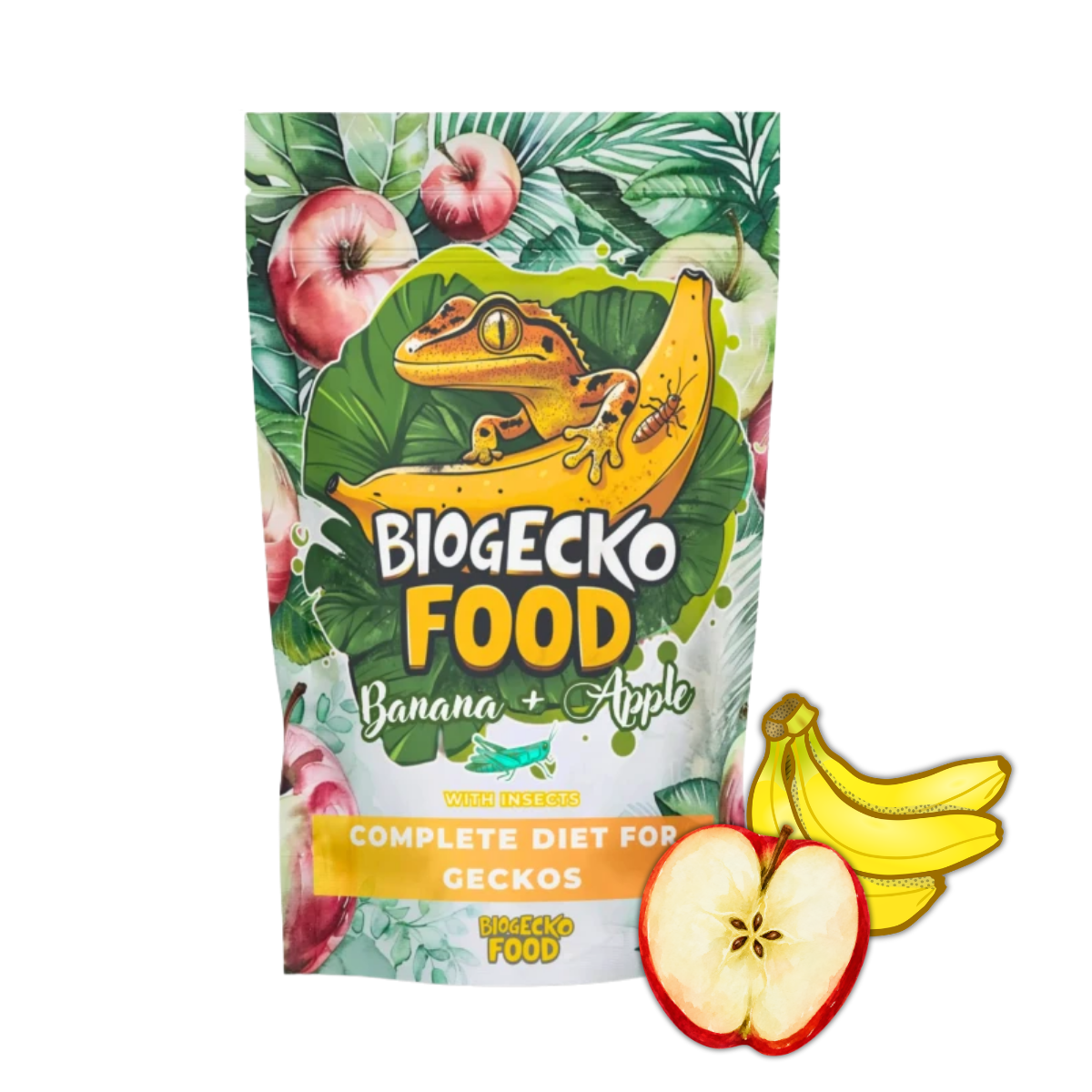 BioGecko Food Banan & Jabłko (Apple) – papka dla gekonów