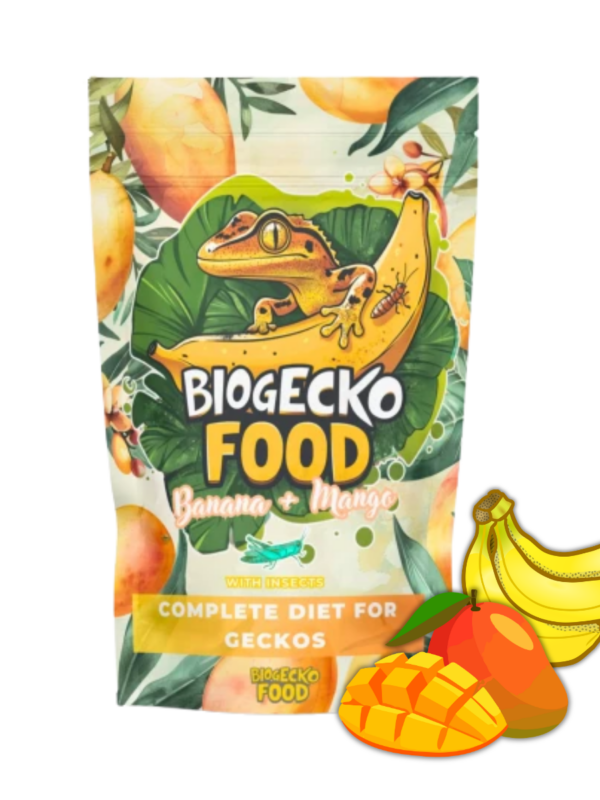 BioGecko Food Banan & Mango – papka dla gekonów