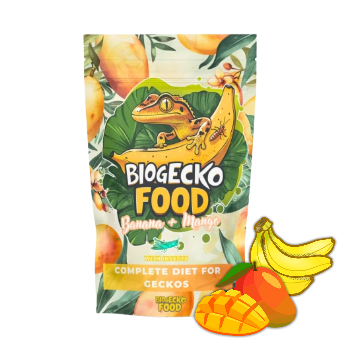 BioGecko Food Banan & Mango – papka dla gekonów