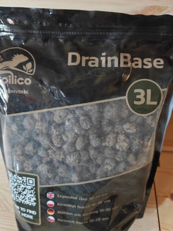 Soilico DrainBase – Mineralna warstwa drenażowa do terrarium (10–20 mm)