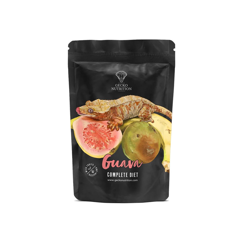 Gecko Nutrition Banan i Guawa – papka dla gekonów owocożernych