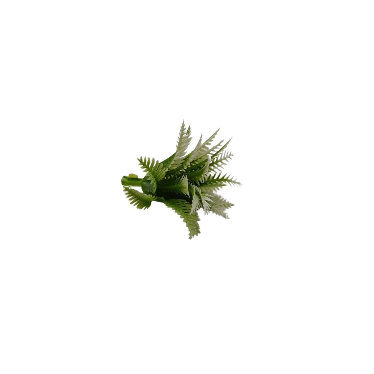 Mini sztuczna roślinka do terrarium – ok. 5 × 6 cm