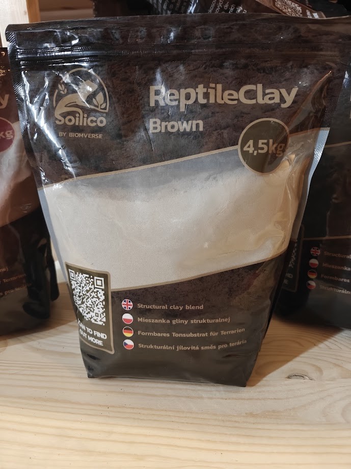 Soilico ReptileClay – Glina strukturalna do terrarium (4,5 kg)