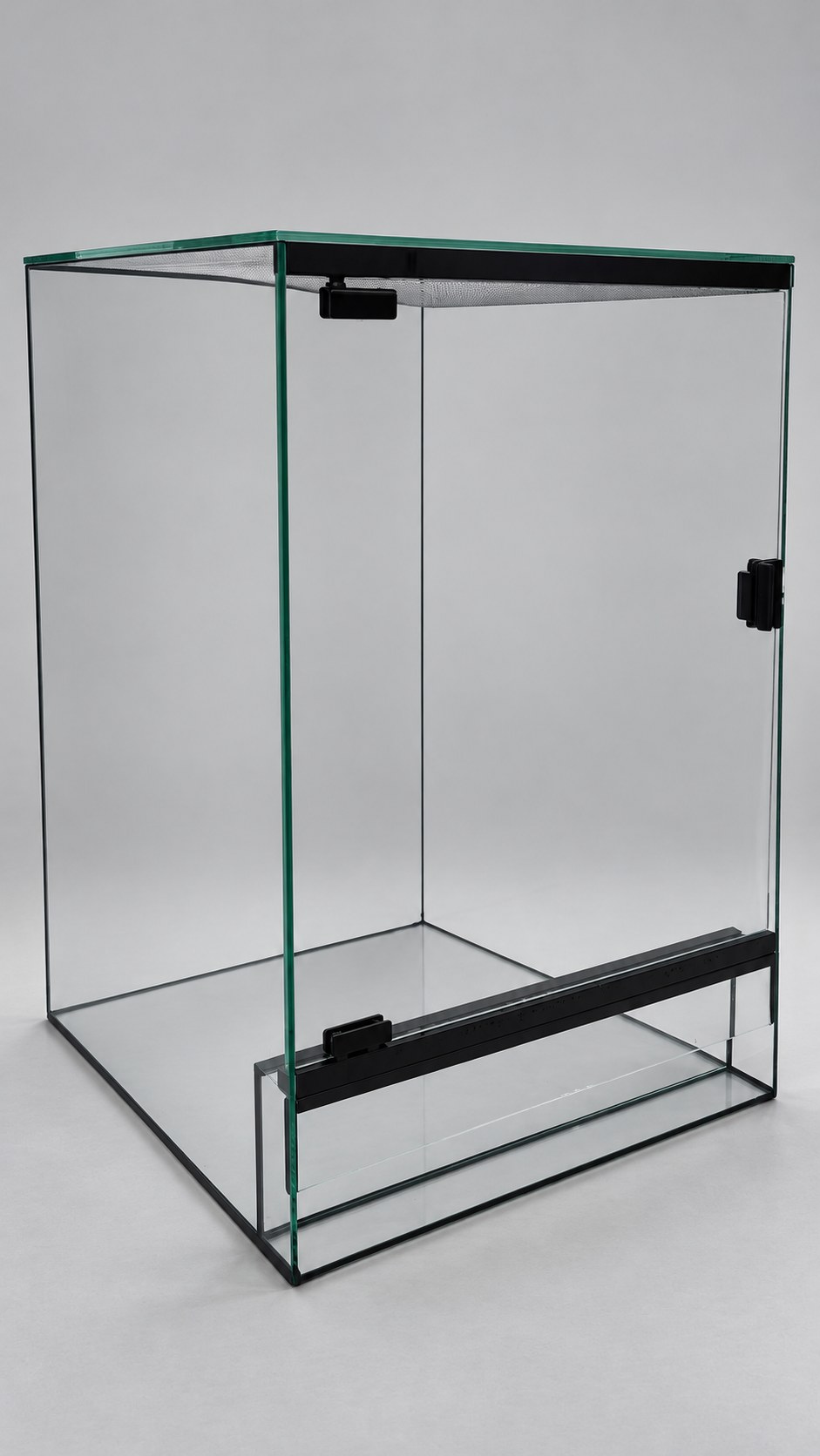 Terrarium szklane z drzwiczkami na zawiasach – 30×30×50 i 40×40×60 cm
